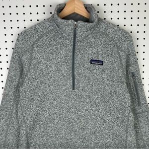 Patagonia Better Sweater Quarter 1/4 Zip Gray Heather Women’s Large